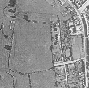 Aerial view of Park Road and surroundings